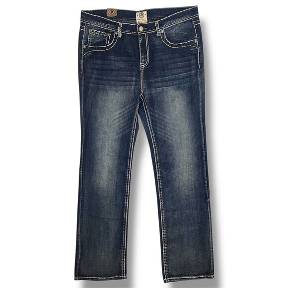 JR Realco‎ Jeans Womens 17 38 Blue Denim - Picture 5 of 10